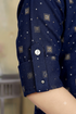 100% Cotton Navy Blue Kurta for Boys | Momento Fashions