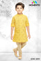 Stylish Gold Kurta for Boys | Momento Fashions