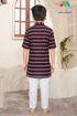 100% Cotton Maroon Kurta for Boys | Festive Wear