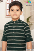 Bottle Green Traditional Kurta for Boys | Momento Fashions