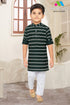 Bottle Green Traditional Kurta for Boys | Momento Fashions