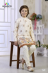 Off White Floral Traditional Festive Wear | Momento Fashions