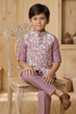 Onion Kurta with Jacket | 100% Cotton | Momento Fashions