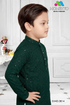 Momento Fashion Bottle Green Boys Kurta – 100% Cotton