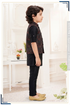 Momento Fashions Boys Kurta Pajama Set with Jacquard Printed Jacket