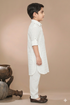 Momento Fashions Boys White Cotton Kurta Pajama Set