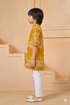 Momento Fashions Boys Block Printed Cotton Kurta Pajama Set