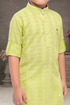 Premium Green Boys Kurta | 100% Cotton Kids Ethnic Wear