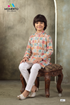 Kids Cream Kurta Pyjama | Multicolour Grid Print Cotton Ethnic Wear