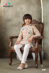 Kids Multicoloured Cotton Kurta | Festive Ethnic Wear with White Trousers