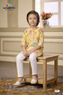 Stylish Yellow Kurta for Boys | 100% Cotton Festive Wear