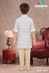 Boys White Ethnic Kurta | Comfortable Cotton Traditional Wear