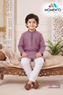 Dusty Lavender Cotton Kurta Pyjama for Kids | Ethnic Festive Wear