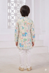 Momento Fashions Boys Motif Printed Cotton Kurta Pajama Set