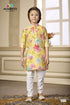 Stylish Yellow Kurta for Boys | 100% Cotton Festive Wear