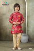 Red Boys Kurta | Festive & Wedding Ethnic Wear – Momento Fashions