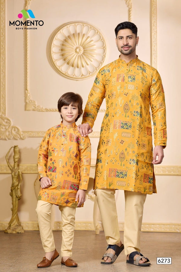 Father Son Matching Kurta Set | Festive Ethnic Wear – Momento Fashions