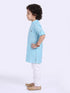 Boys Sky Blue Ethnic Kurta Pyajama | 100% Cotton Festive Wear