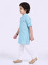 Boys Sky Blue Ethnic Kurta Pyajama | 100% Cotton Festive Wear