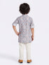 Grey Boys Kurta Pyajama Set | Comfortable Cotton Ethnic Wear