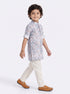 Grey Boys Kurta Pyajama Set | Comfortable Cotton Ethnic Wear