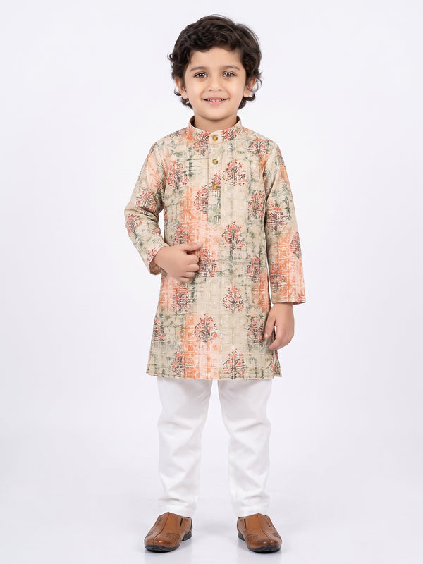 Boys Cotton Kurta Pyajama Set | Traditional Ethnic Wear