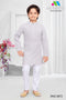 Boys Traditional Grey Cotton Kurta – Momento Fashion