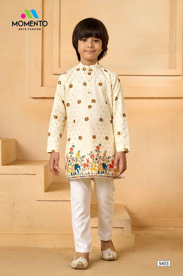 Off White Ethnic Wear for Festivals & Weddings | Momento Fashions