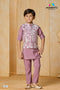 Onion Kurta with Jacket | 100% Cotton | Momento Fashions