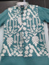 100% Cotton Sea Green Kurta with Jacket | Momento Fashions