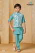 100% Cotton Sea Green Kurta with Jacket | Momento Fashions